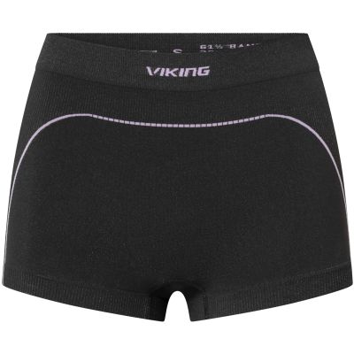 Damenunterwäsche VIKING Etna 2.0 Lady Boxers Bamboo schwarz-violett