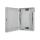 2. Digitus SLIM 19" 3U 600x200 Wand-Netzwerkschrank, geschlossene Tür, grau, ungeteilt, montiert, 100 kg