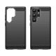 3. Carbon Case Silikonhülle für Samsung Galaxy S25 Ultra - Schwarz