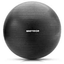 Meteor Fitnessball 65 cm Schwarz