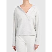 Damen-Kapuzenpullover mit Umschlagform aus sehr weichem Strickmaterial 4F 4FWAW26TSWSF2661-27M