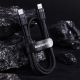 13. Baseus CATLKLF-G1 Lightning – USB-C PD QC-Kabel 18 W 480 Mbit/s 1 m – Schwarz und Grau