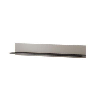 Regal 2 Stück SOHO 125x20x20 Kaschmir+Schwarz