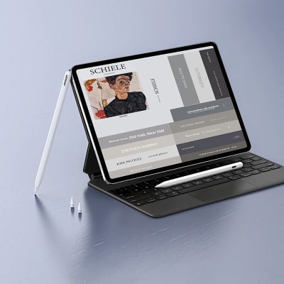 11. Joyroom JR-X9S Pro Aktiv-Stylus mit 2 austauschbaren Spitzen – Weiß