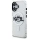 2. Karl Lagerfeld IML Choupette Sketch Logo MagSafe iPhone 16 Hülle - Transparent