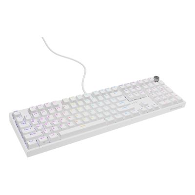11. GENESIS NKG-2300 Tastatur Universal USB QWERTY Englisch Weiß