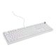 11. GENESIS NKG-2300 Tastatur Universal USB QWERTY Englisch Weiß