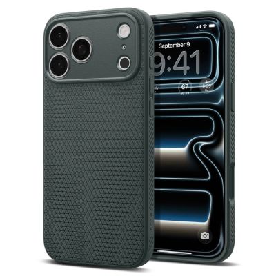 Spigen Liquid Air Hülle für iPhone 18 Pro Max / 17 Pro Max – Grün
