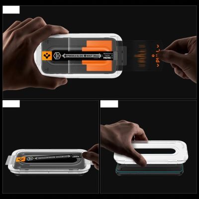 6. Spigen Glas.TR EZ Fit Pro Sichtschutzglas für iPhone 16 Pro Max / 17 Pro Max