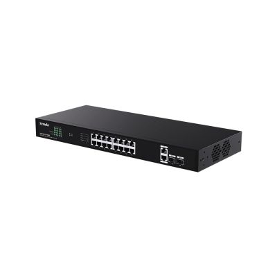4. Tenda TEG1120P-16-150W Netzwerkkabel, unmanaged Gigabit Ethernet (10/100/1000), unterstützt PoE