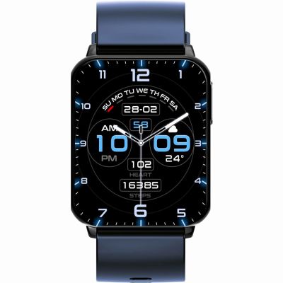5. Smartwatch Gravity Marineblau Schwarz 2 Armbänder GT17-9