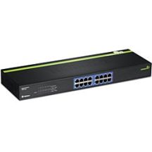 TRENDnet 16-Port Gigabit 19" Metallschalter