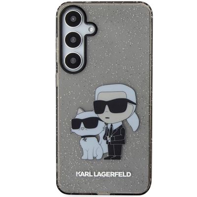 3. Karl Lagerfeld KLHCS24MHNKCTGK S24+ S926 schwarz/schwarzes Hardcase Glitzer Karl&Choupette