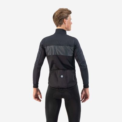 4. Rogelli ATTQ Winterjacke schwarz und grau Größe