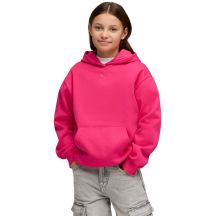 Puma ESS Hoodie mit zentriertem Katzenlogo für Kinder, Fuchsia, 692973, Größe 59