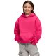 Puma ESS Hoodie mit zentriertem Katzenlogo für Kinder, Fuchsia, 692973, Größe 59
