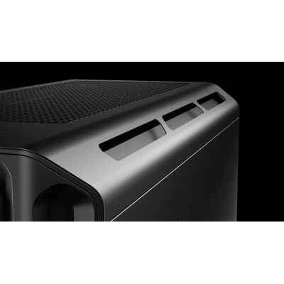 3. CORSAIR Geh 5000T (Gehärtetes Glas) Schwarze Midi-Hülle