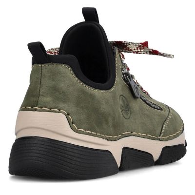 39. Bequeme Rieker W RKR610 grüne Schuhe