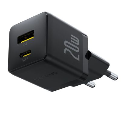 2. Baseus Palm 20W USB-C USB-A Wandladegerät - Schwarz