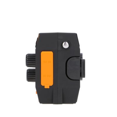 29. Extralink Solar-Notfallradio mit Kurbeldynamo-Powerbank (4000 mAh) und SOS-Taschenlampe SR-4000, tragbar, analog, Schwarz/Orange
