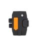 29. Extralink Solar-Notfallradio mit Kurbeldynamo-Powerbank (4000 mAh) und SOS-Taschenlampe SR-4000, tragbar, analog, Schwarz/Orange
