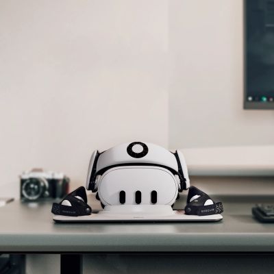 6. BoboVR D3 Dockingstation für Meta Quest 3 – Weiß