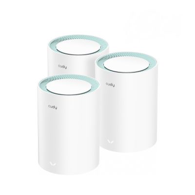 CUDY M1300 (3er-Pack) | Mesh, WiFi 5, 2,4 GHz/5 GHz