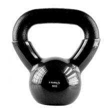 Schwarze HMS KNV06 Kettlebell aus Gusseisen, 6 kg