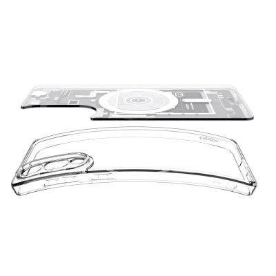 6. Spigen Ultra Hybrid Mag Case mit MagSafe für Samsung Galaxy S25 Edge mit Print - Weiß