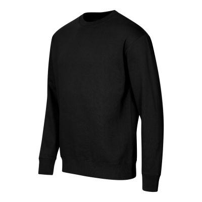 Unisex-Sweatshirt mit Rundhalsausschnitt (Schwarz)