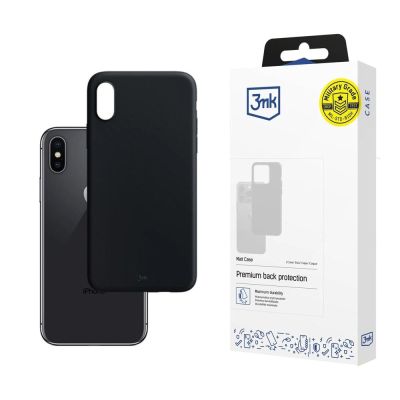 3mk Matt Case für iPhone X / XS - schwarz