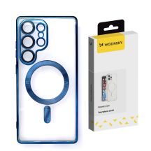 Wozinsky Galvanisierte Hülle mit Magsafe für Samsung Galaxy S25+ - Blau