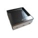 Bodendose 12M – 12-Modul-Bodendose zur Montage von Steckdosen der Norm 22,5 x 45 mm (45 x 45 mm), Winkelmontage