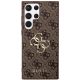 3. Guess 4G Big Metal Logo Hülle für Samsung Galaxy S24 Ultra - Braun