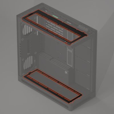 5. HAVN HVN-AS-HS420-05-36A Computer-Kühlsystem-Teil/Zubehör Halterung