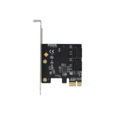 3. DeLOCK 4-Port SATA PCI Express x1 Karte – Low-Profile-Design