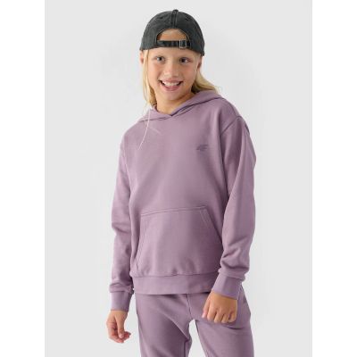 2. Mädchen-Sweatshirt mit Kapuze, offen, 4F Junior 4FJWMM00TSWSF1316-51S