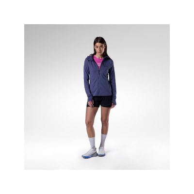 5. ROSSIGNOL Damen-Hoodie mit Strukturmuster, mittellang, marineblau
