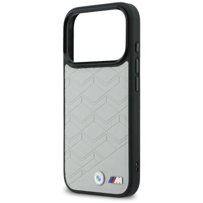 6. BMW M Shape Logo MagSafe Hülle für iPhone 17 Pro Max – Grau