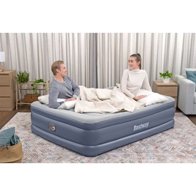 7. Bestway 6713I / 23 Luftmatratze Doppelmatratze Grau Unisex