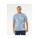 Herren RIP CURL Pacific Rinse Fin Tee Blau