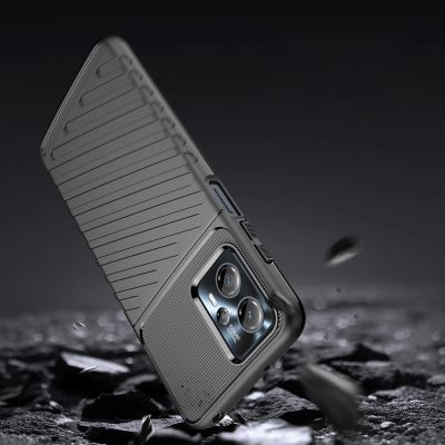 3. Thunder Case Hülle für Motorola Moto G13 Silikon Armor Case schwarz