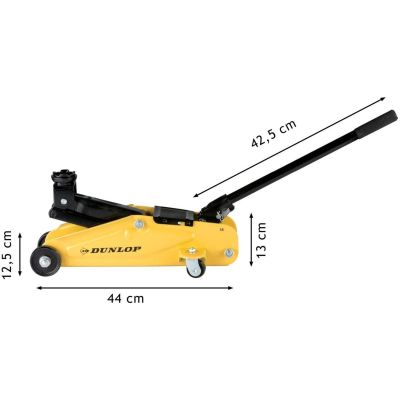 6. Wagenheber, hydraulischer Wagenheber, Frosch-Dunlop, 2000 kg