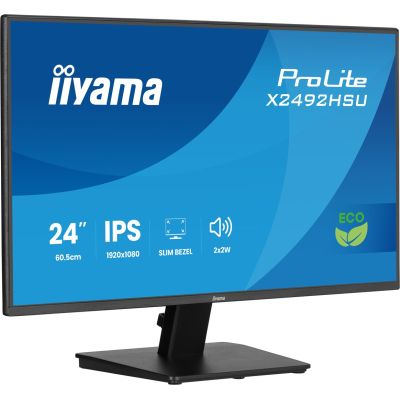 4. iiyama ProLite 24-Zoll Full HD IPS-Panel mit schmalen Rändern an allen Seiten und Energieeffizienzklasse B