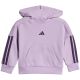 2. adidas Essentials Joggers 3-Streifen Hoodie Trainingsanzug Lila JV9856