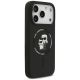 4. Karl Lagerfeld Silicone Karl&Choupette Ring MagSafe Hülle für iPhone 18 Pro Max / 17 Pro Max – schwarz
