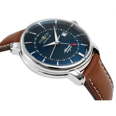 3. ZEPPELIN Herrenuhr Atlantic Timezone 8442-3 + Box