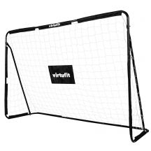 VIRTUFIT FUSSBALLTOR MIT SCHUSSMATTE - 215 X 150 CM