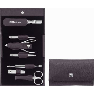 17. ZWILLING Classic Inox Reiseset 97646-008-0 - Lila Koffer 7-teilig