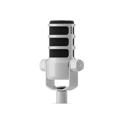 5. RODE PodMic Weiß – Dynamisches Podcast-Mikrofon